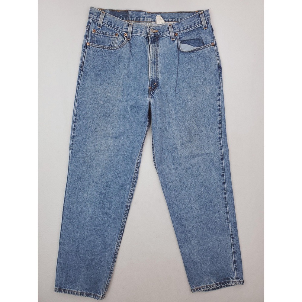 Vintage Levis 550 Jeans Mens 38x30 Blue‎ Relaxed Tapered Red Tab Made USA 90s
